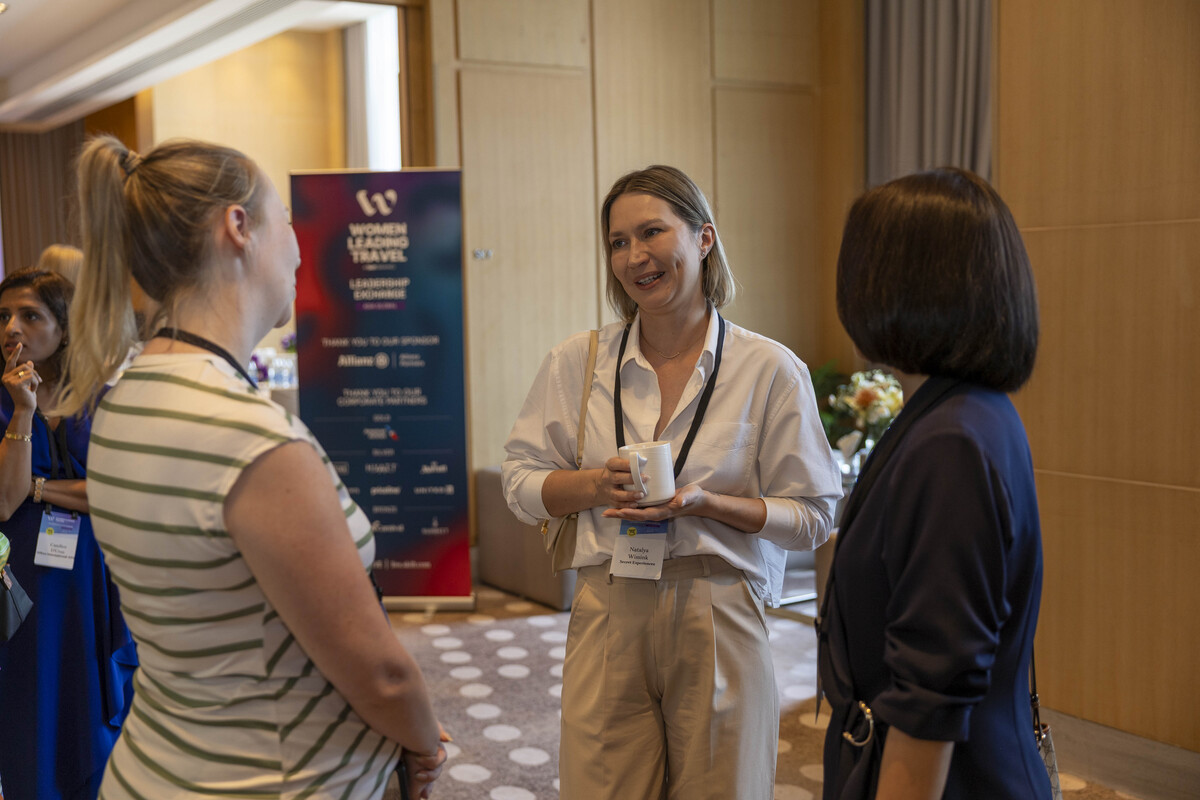 women executives networking at women leading travel leadership exchange Asia